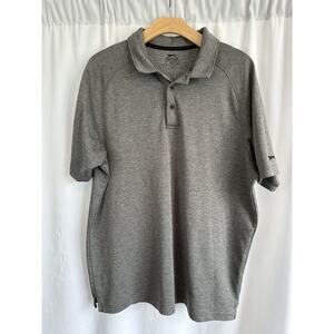 Slazenger Gray Short Sleeve Golf Polo Shirt W/ Logo Size Men's XL